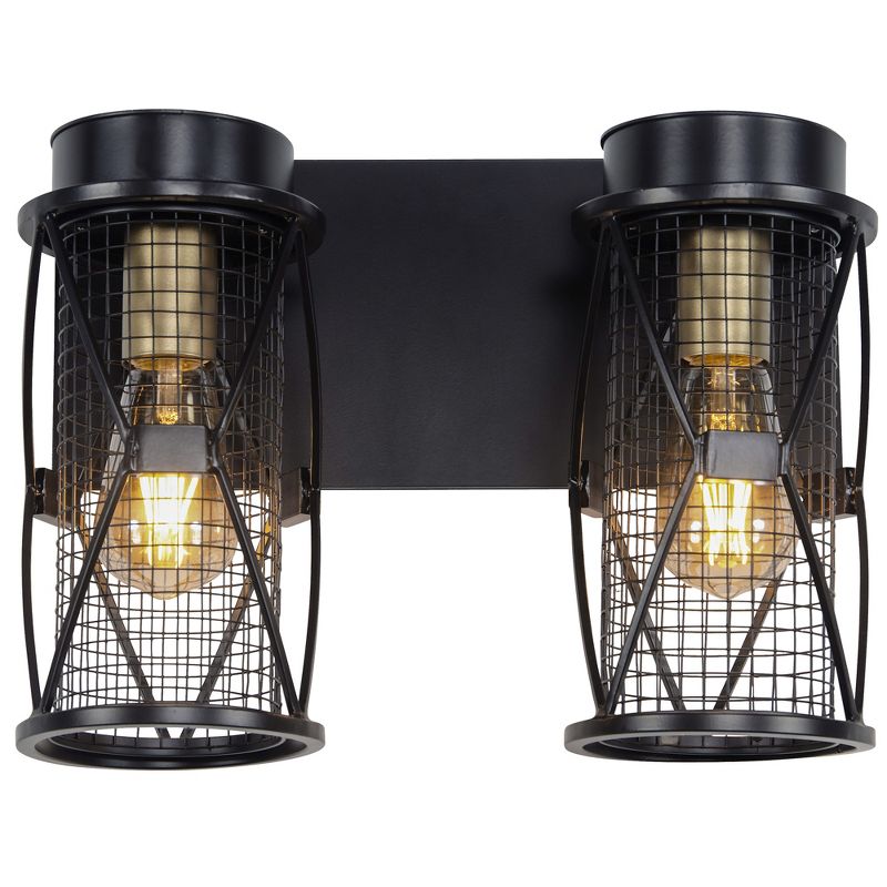 11" Harlequin 2 Light Bath Fixture Warm Bronze/Gold - Varaluz