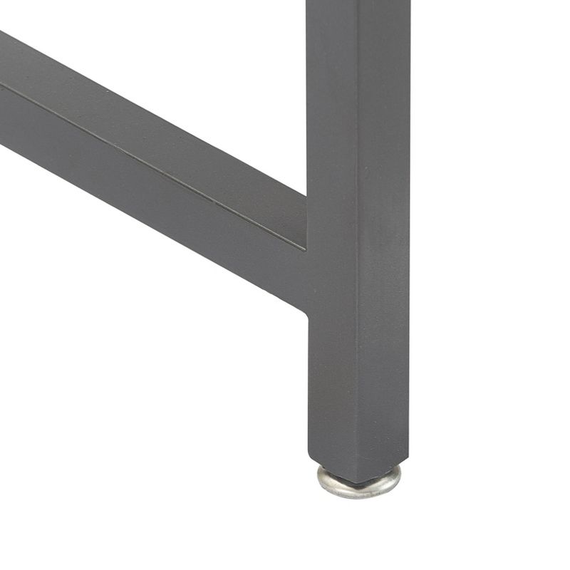 Hayworth Mirrored Console Table Gray - Finch