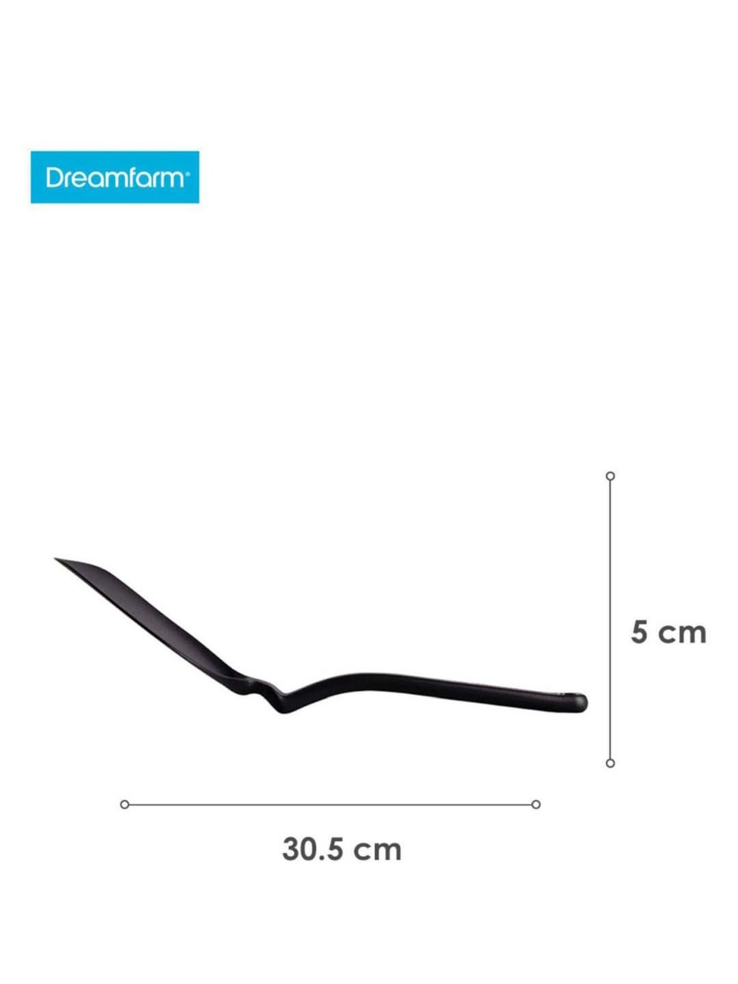 Bergner Black Nylon Soup Ladle - Set of 1