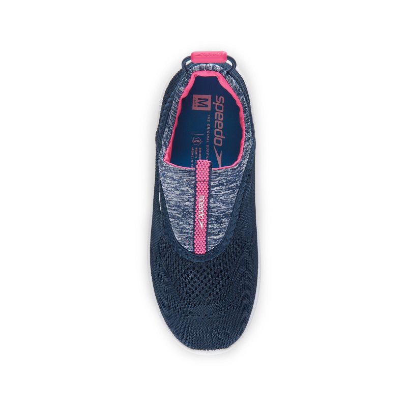 Speedo Junior Girls' Aquaskimmer Water Shoes - Navy/Pink 2-3