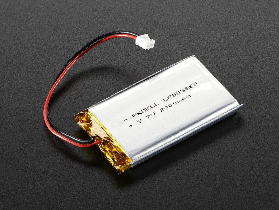 Lithium Ion Battery - 3.7v 2000mAh