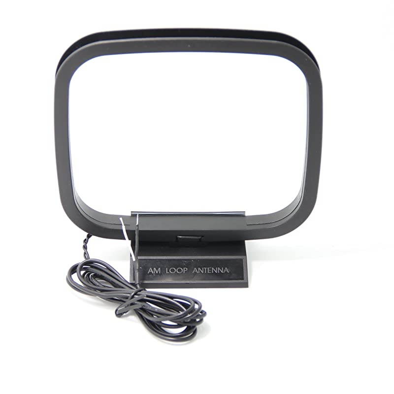 AM FM Antenna  Stereo Indoor 75 Ohm FM Antenna and AM Loop Antenna Kit for Yamaha Onkyo Denon etc Table Top Home Hi Fi Sound Stereo Receiver Radio Receiver Antenna