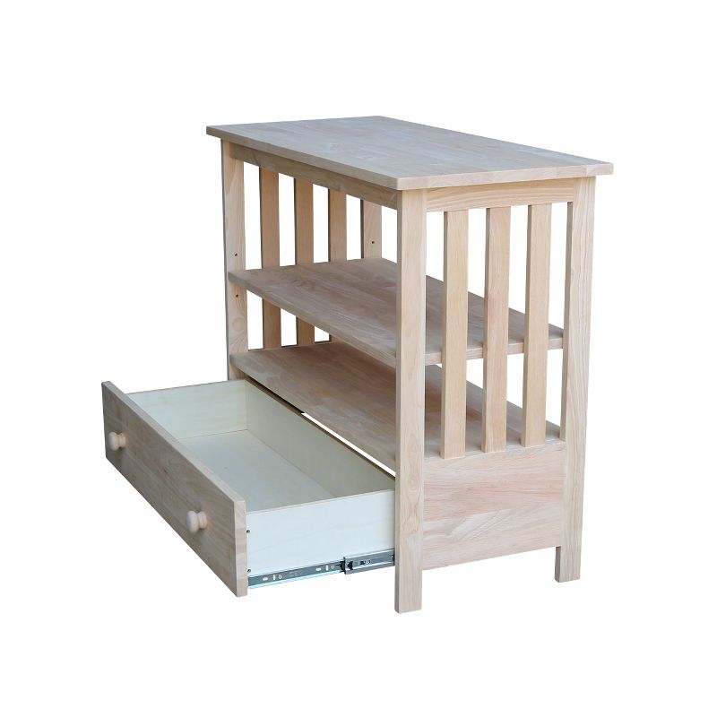 Rosemark 3 Door Media Credenza TV Stand for TVs up to 66" Gray - Treasure Trove Accents