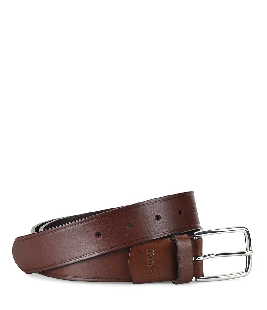 Born Men's Classic Comfort II Leather Belt