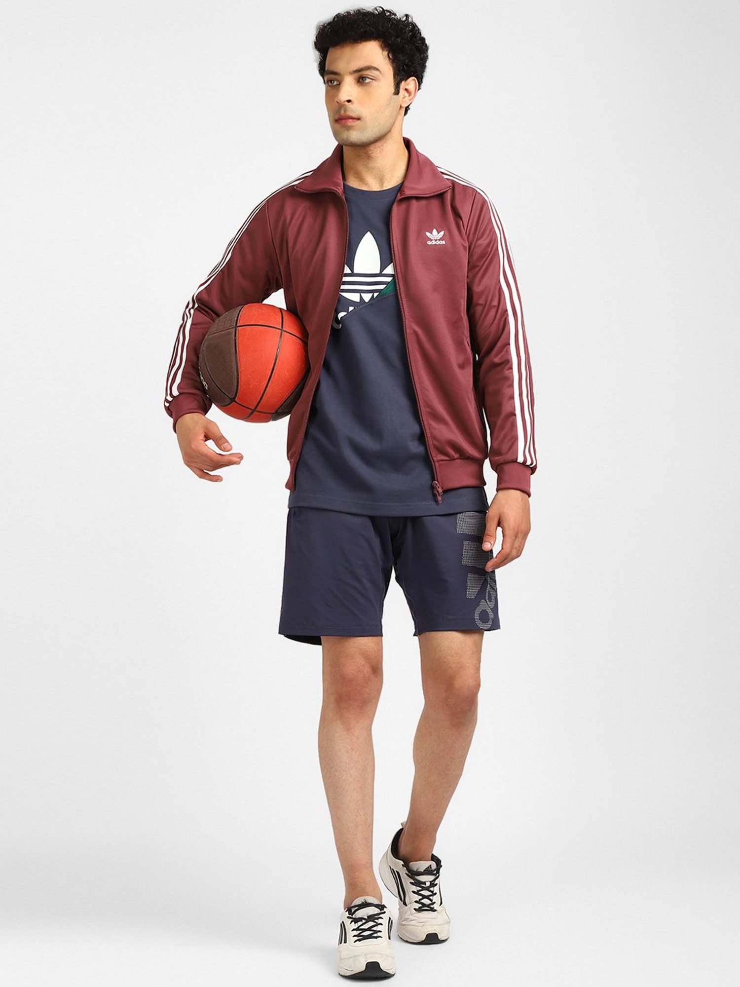 Adidas Originals Red Full Sleeves Jacket