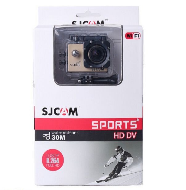 Original SJCAM SJ4000 WiFi Version 1080P Full HD Action Camera 12MP Diving Bicycle Sport DVR 1.5" LCD 30M Waterproof 170Degree Wide Angle Lens with Waterproof Case