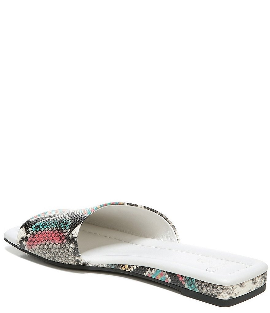 Sarto by Franco Sarto Bordo Snake Print Leather Slides