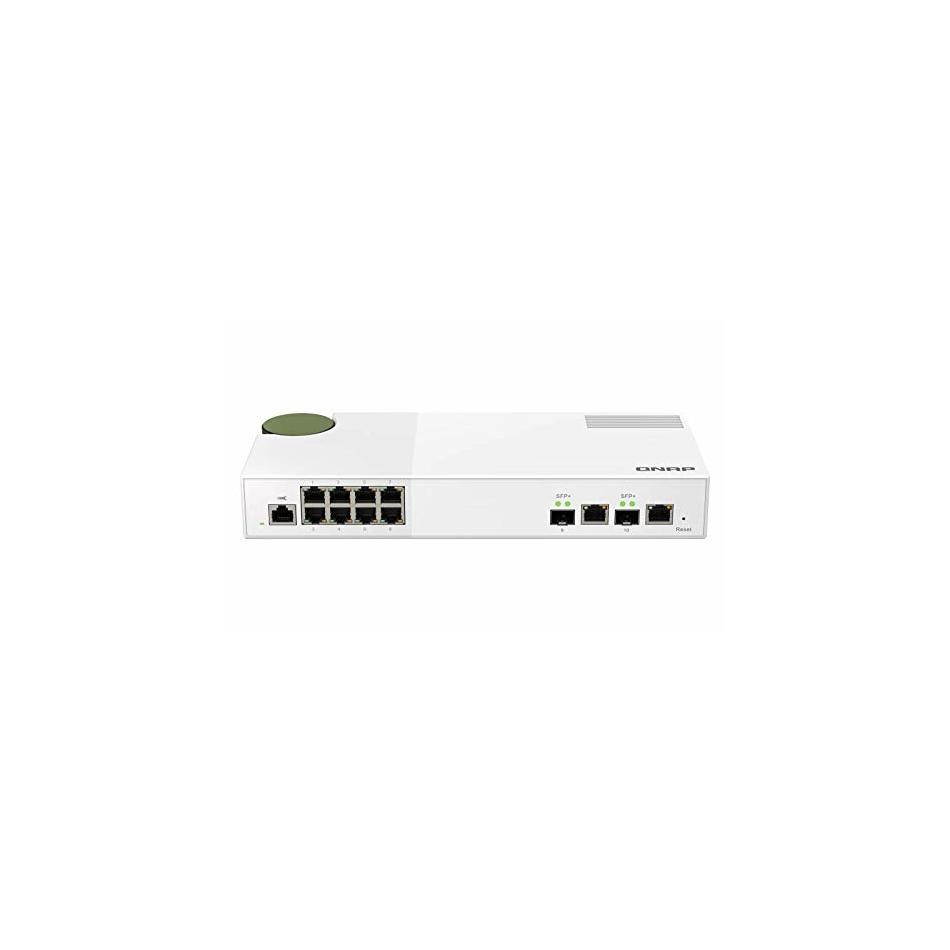 QNAP QSW-M2108-2C 10-Port Managed Switch w/ 10GbE SFP+ Combo Ports