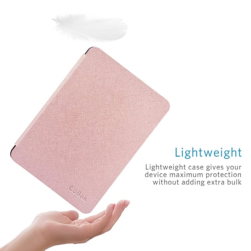 Case for All New Kindle 10th Generation 2019 Released Will Not Fit Kindle Paperwhite or Kindle Oasis Premium PU Leather Smart Cover with Auto Sleep and Wake Rose Gold