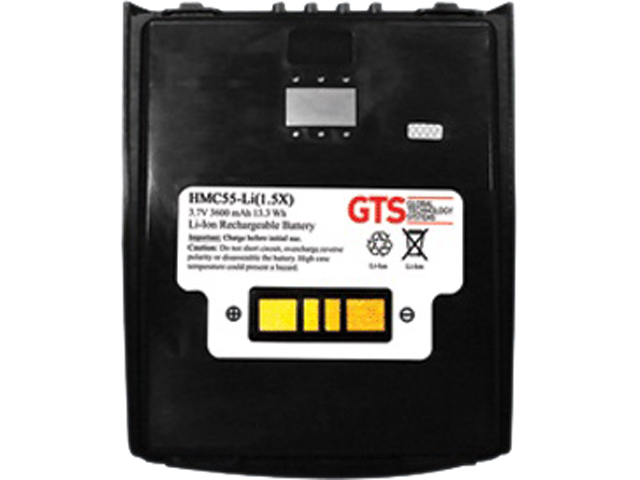 GTS HMC55-LI(1.5X) direct replament battery for Zebra MC55a0 / MC5590 / MC55 / MC67 / MC65 / MC659B series scanners (OEM Equivalent# BTRY-MC55EAB02, BTRY-MC65EAB02, 82-111094-0