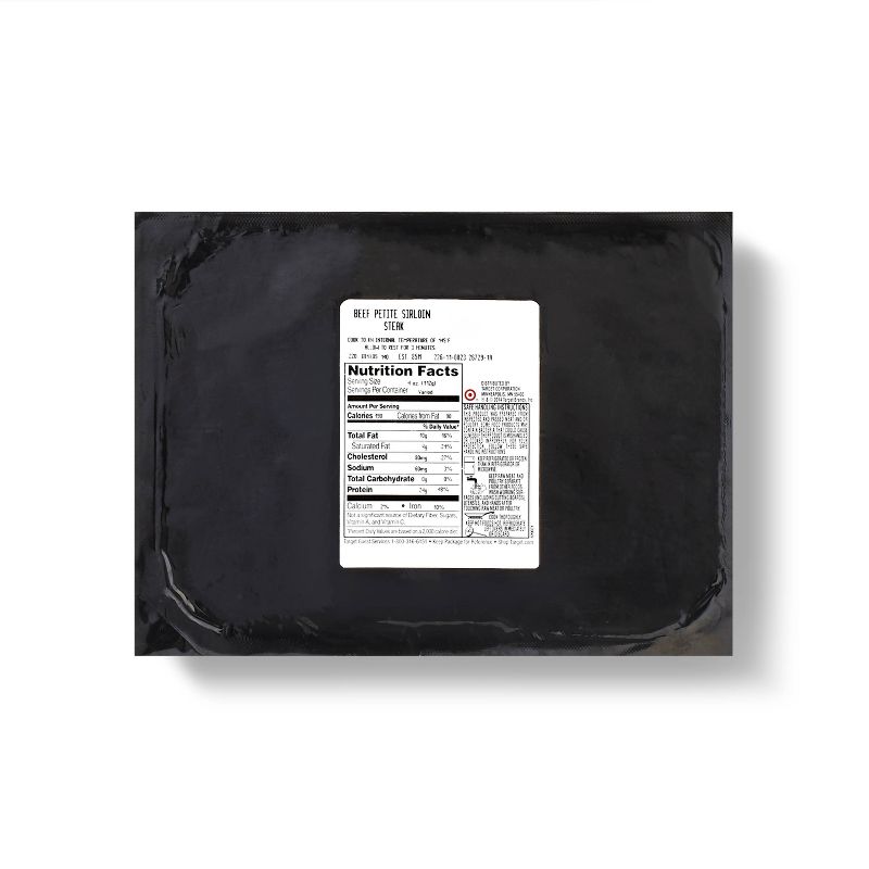 USDA Choice Angus Petite Sirloin Steak - 0.68-1.13 lbs - price per lb - Good & Gather™