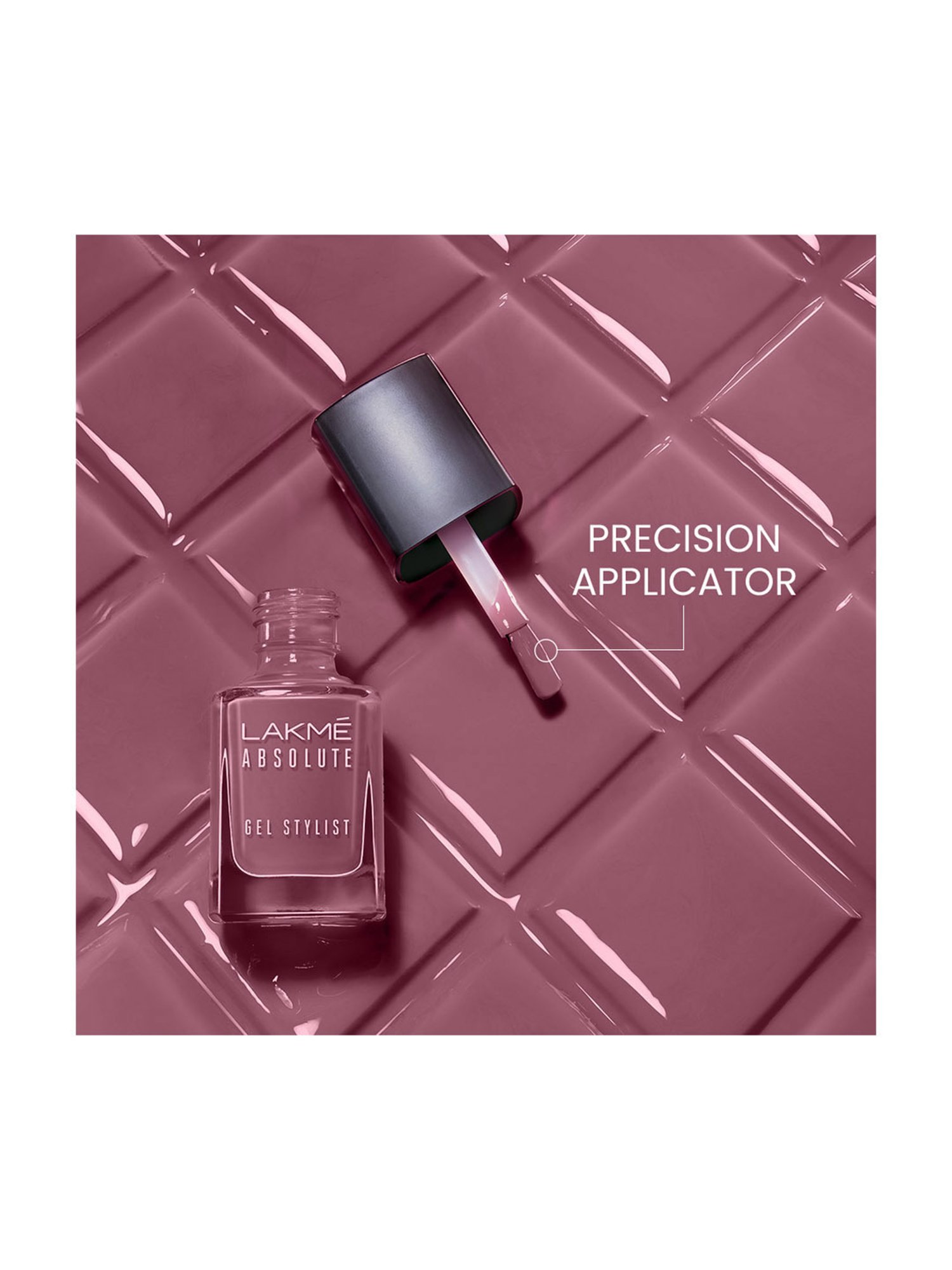 Lakme Absolute Gel Stylist Nail Color Baby Blue - 12 gm