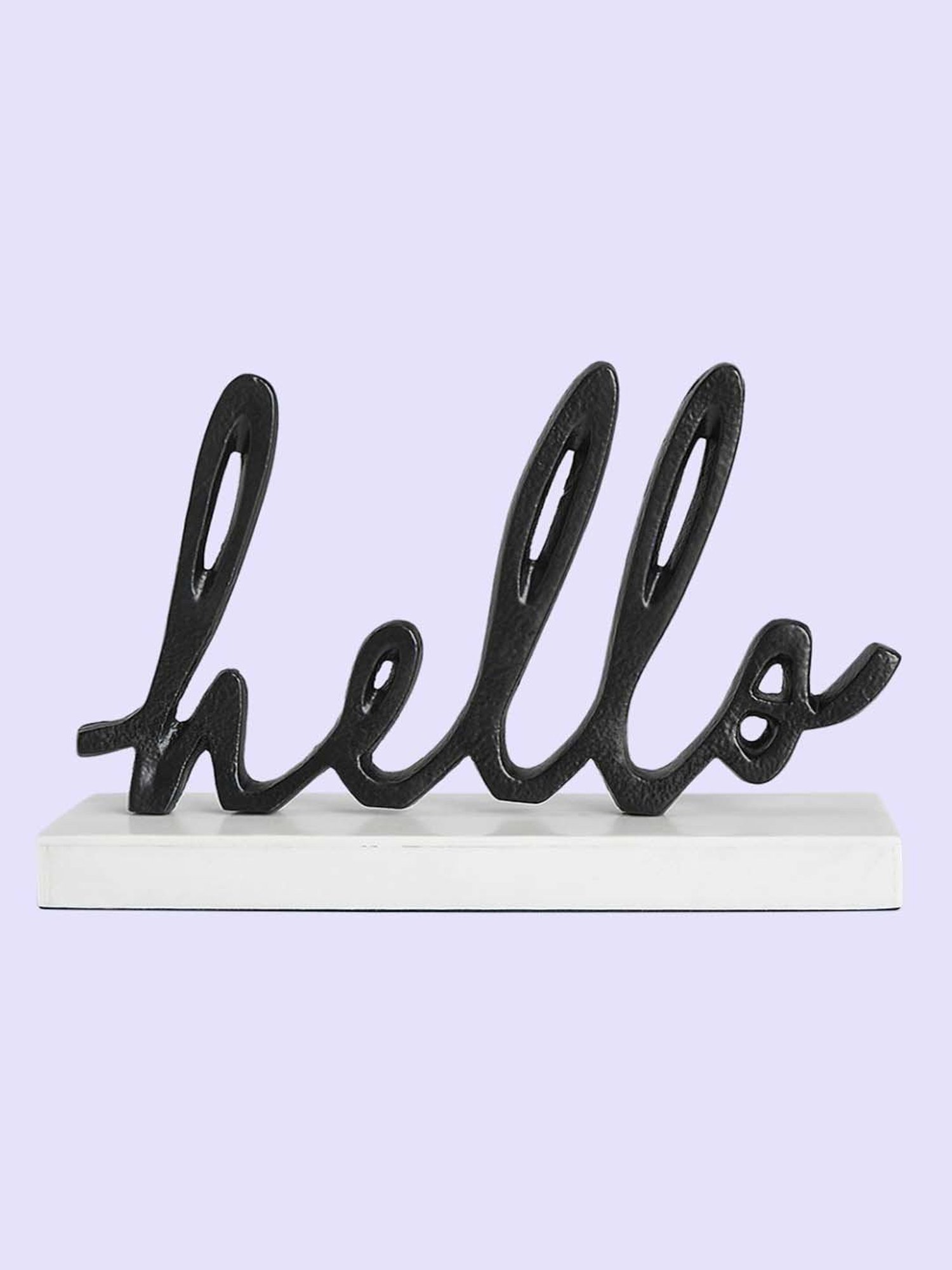 Living Scapes by Pantaloons Black Aluminium Figurine