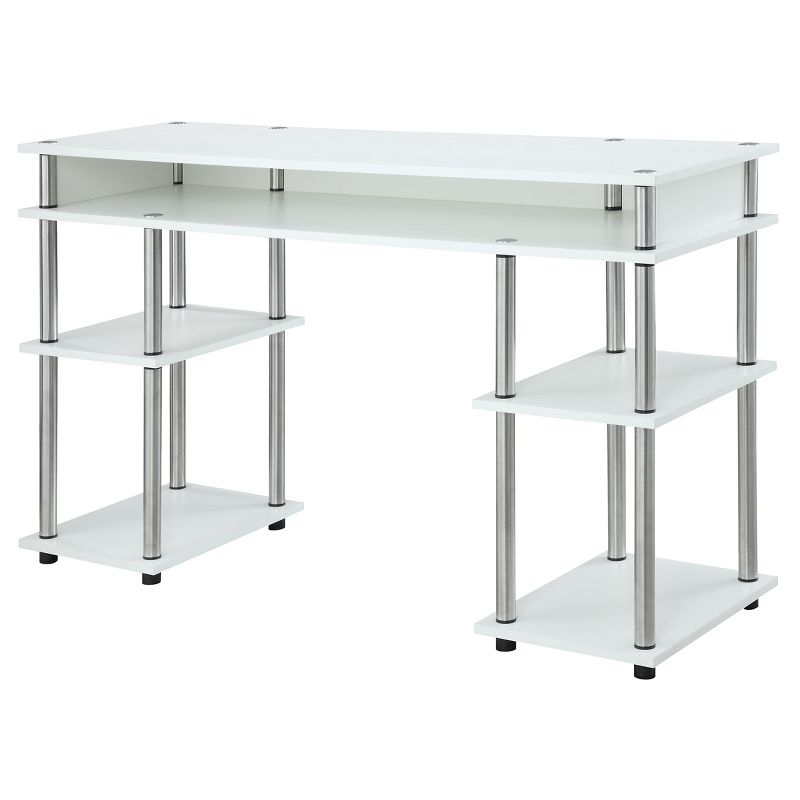 No Tools Student Desk White - Breighton Home