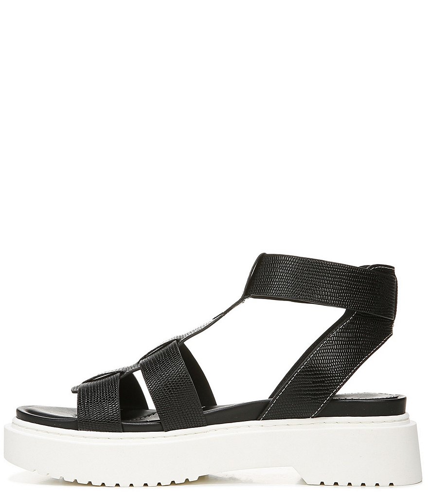 Franco Sarto Wallow Lizard Print Platform Sandals