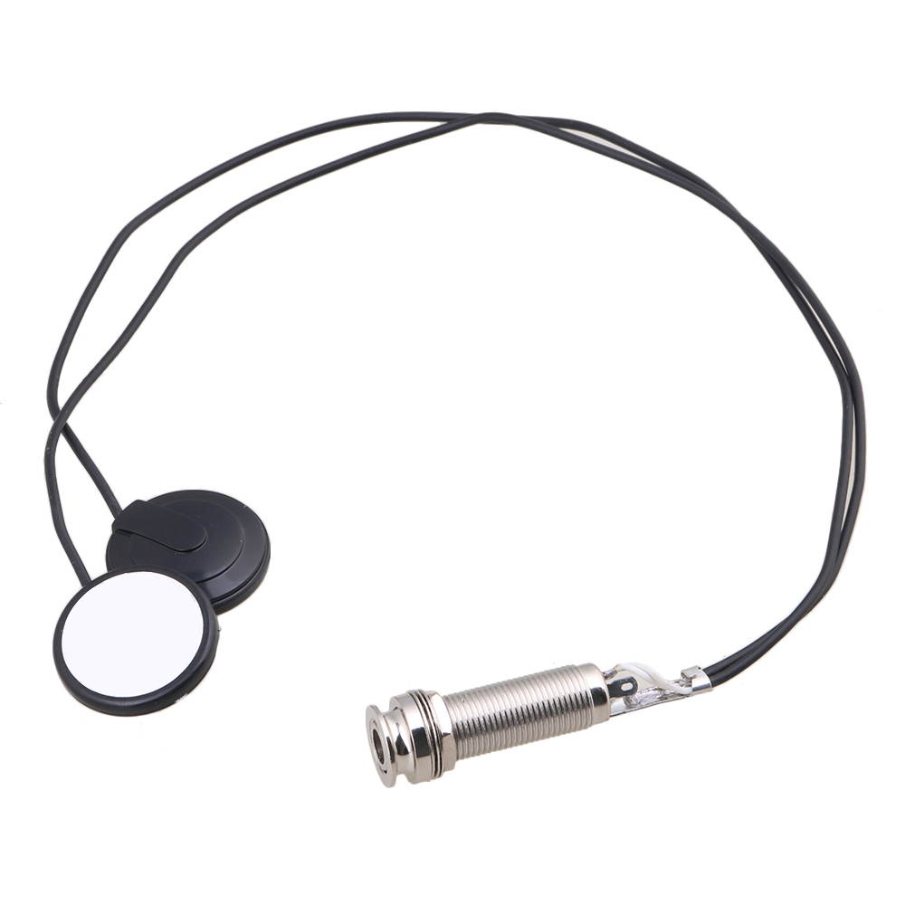 BQLZR High Ohmic Mandolin Internal Mounted Dual Sensor Pickup Pack of 5 Black