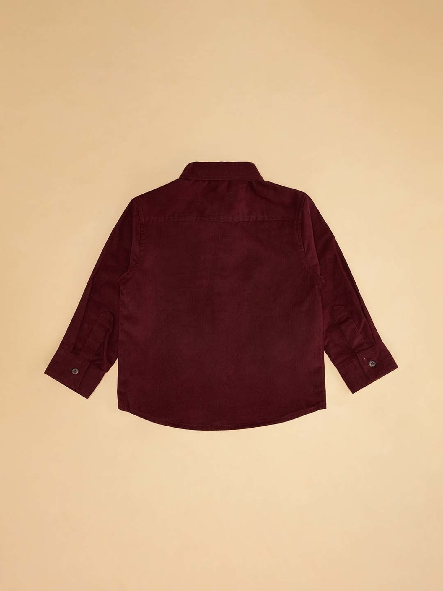 Pantaloons Baby White Cotton Printed Shirt