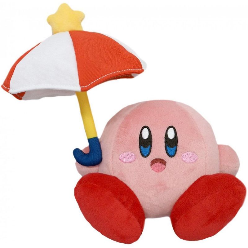 Little Buddy LLC Kirby Nintendo 7 Inch Plush - Parasol Kirby