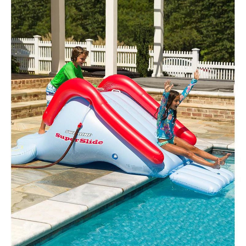 H2OGO! 53346E Mount Splashmore Kids Inflatable Backyard Water Slide Splash Mega Park Toy with Climbing Wall, Slide, Splash Zone, and Spray Blaster