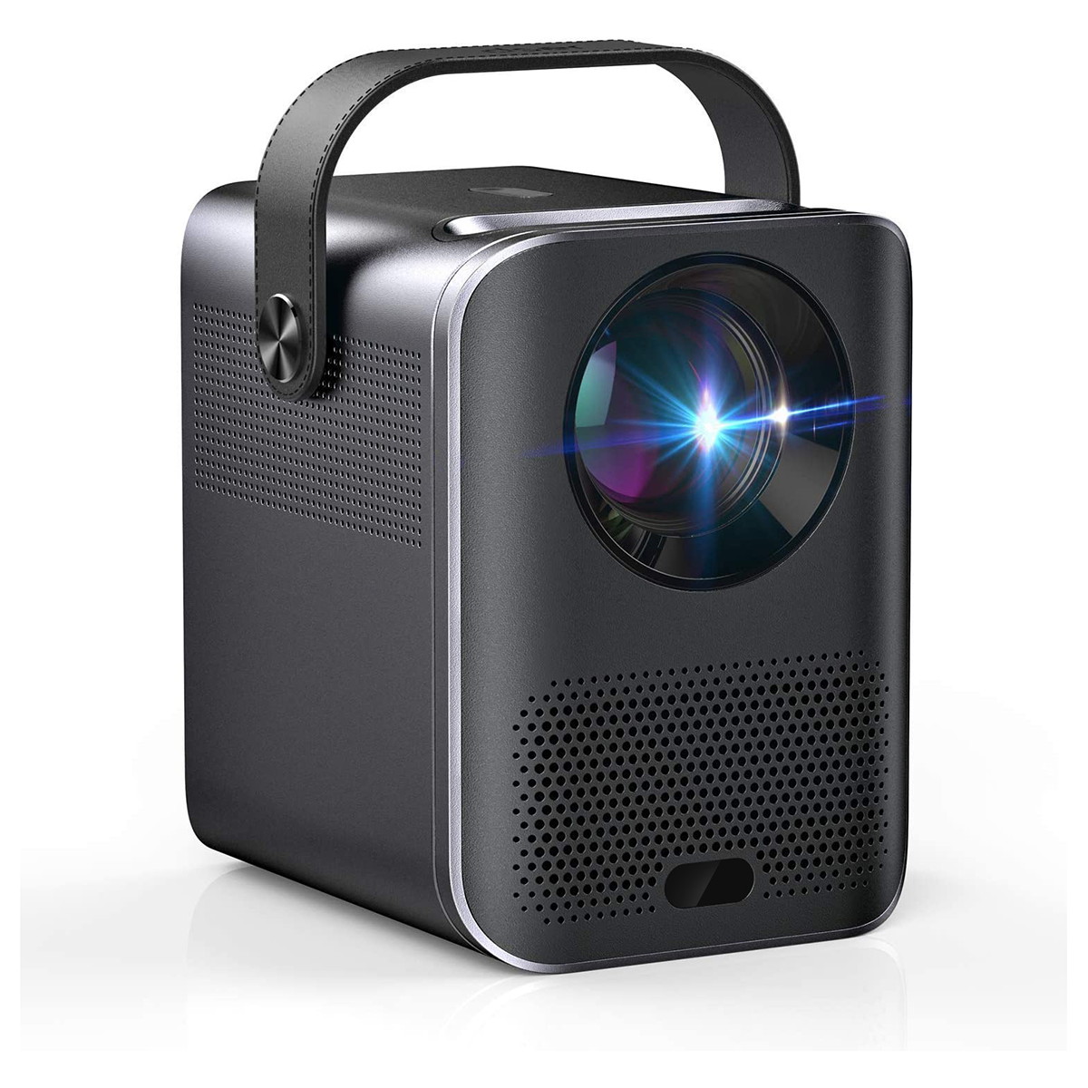 Video Projector, 1080P and 160" Display Supported, Portable Mini Projector with 60,000Hrs LED, 150ANSI 4000 Lumen Home Theater Movie Projector Compatible with Fire TV, Laptops, PC, PS4, HDMI, USB