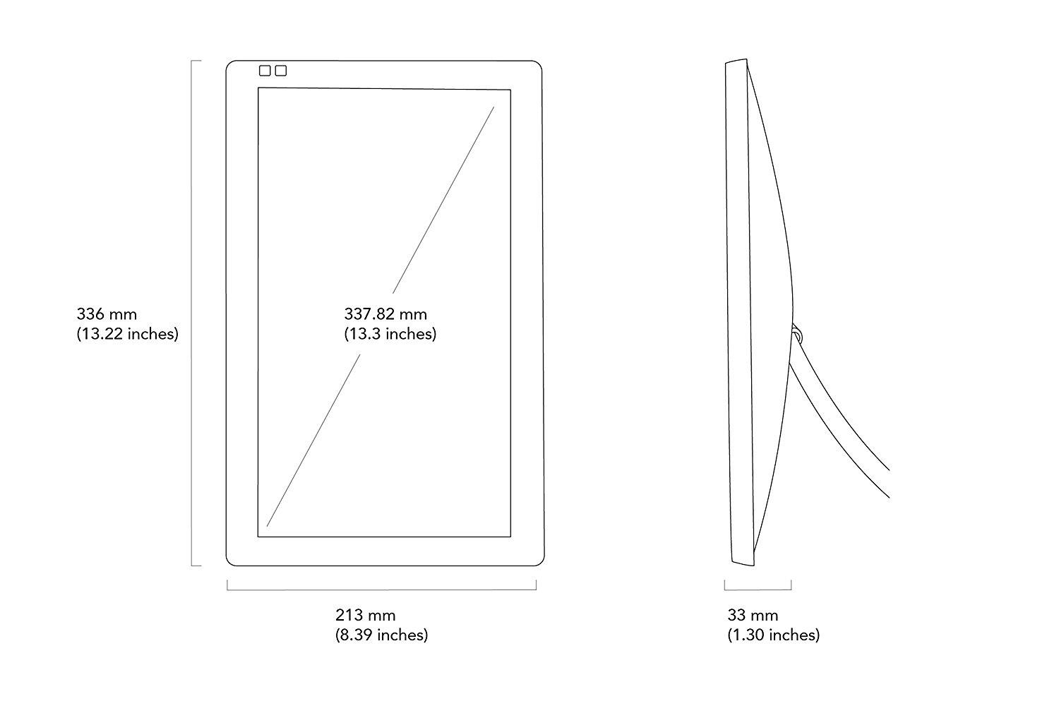 Nixplay Seed 10.1 inch Widescreen Digital WiFi Photo Frame with Motion Sensor and iOS/Android App (W10B)