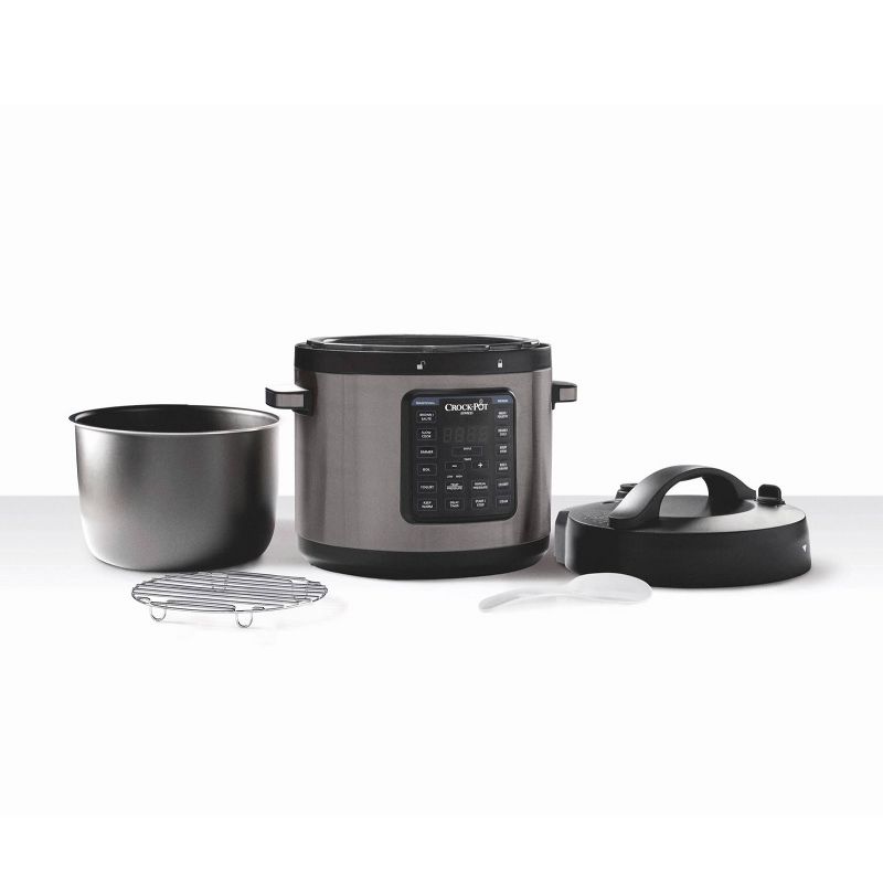 Crock Pot 6qt Express Crock Pressure Cooker - Dark Stainless