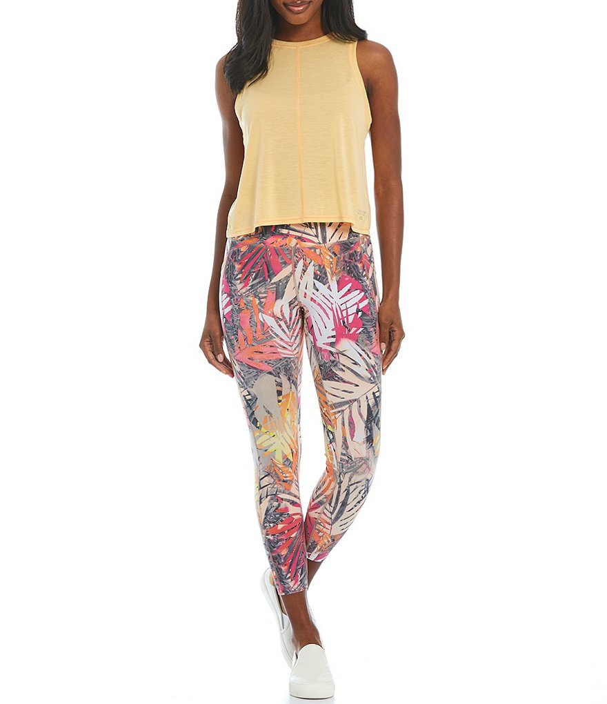 Calvin Klein Performance Relaxed Inset Crop Tank