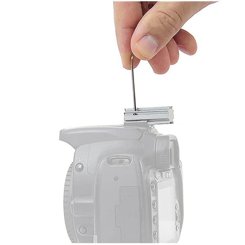 Silver Plate for The Flash Shoe of DSLR Cameras Mount The 1X40RD Reflex Red Green Dot Sight to DSLR Cameras