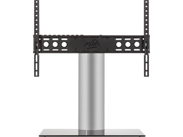 AVF B600BS-A Silver Effect / Black Glass up to 65" Universal TV Base Flat