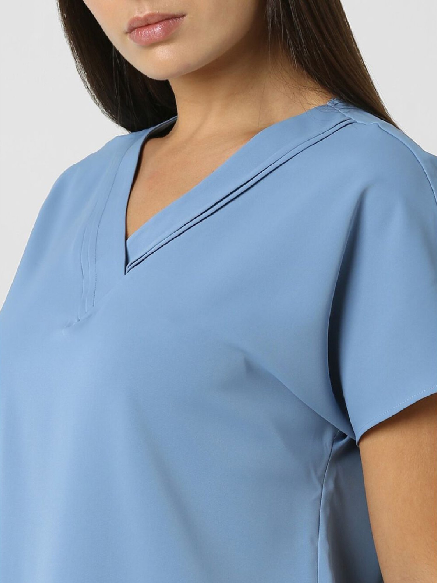 Van Heusen Blue Plain Top