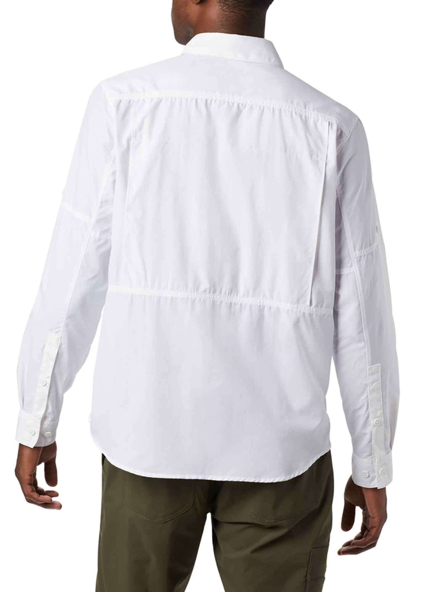 Columbia Men White Silver Ridge 2.0 Long Sleeve Shirt
