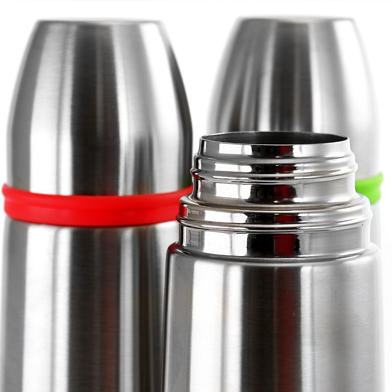 Mr. Coffee Altona 3 Piece 27 Ounce Stainless Steel Thermal Travel Bottle Set
