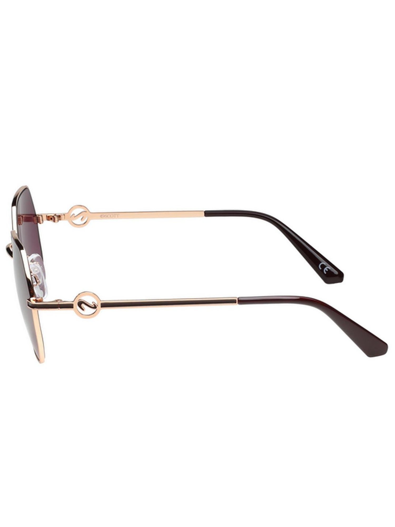 SCOTT Pink Geometric UV Protection Sunglasses for Women