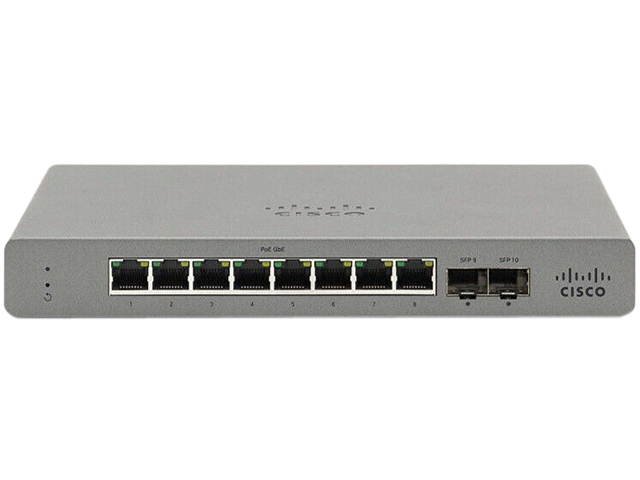 Meraki Go GS110-8 Port  Network Switch - Hardware Only