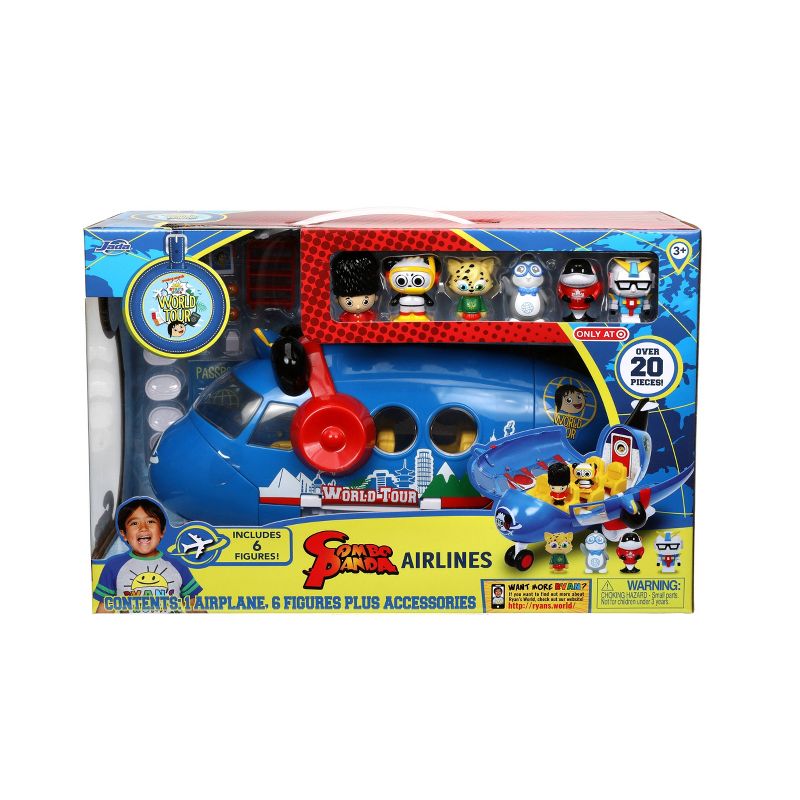 Ryan's World Panda World Tour Airplane Playset