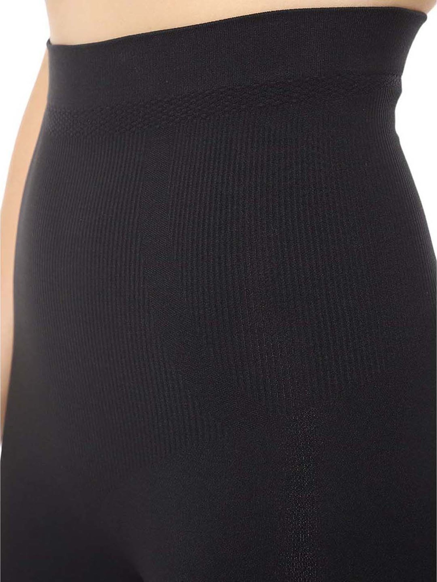 Amante Black Full Coverage Thigh Shaper