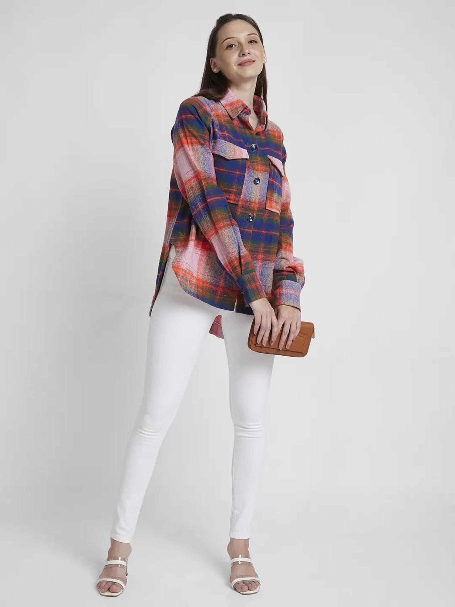 Annabelle by Pantaloons Black Polka Dots Shirt