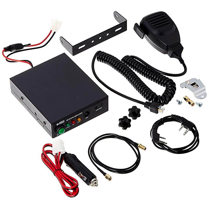 AMP-220 Amplifier for 1.25M (220-225MHz), 30-50W Output (2-6W Input), Analog and Digital Modes, Compatible with All Handheld Radios: , BaoFeng, Kenwood, Yaesu, ICOM, Motorola