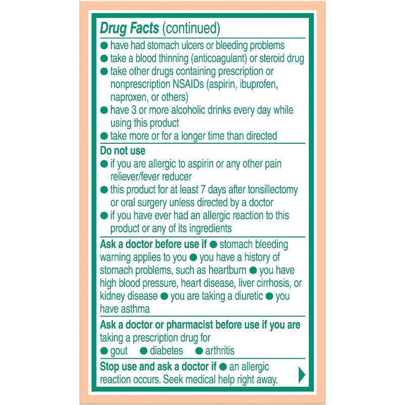 Bayer Low Dose Pain Reliever Chewable Tablets - Aspirin (NSAID) 81mg - Orange Flavor - 108ct