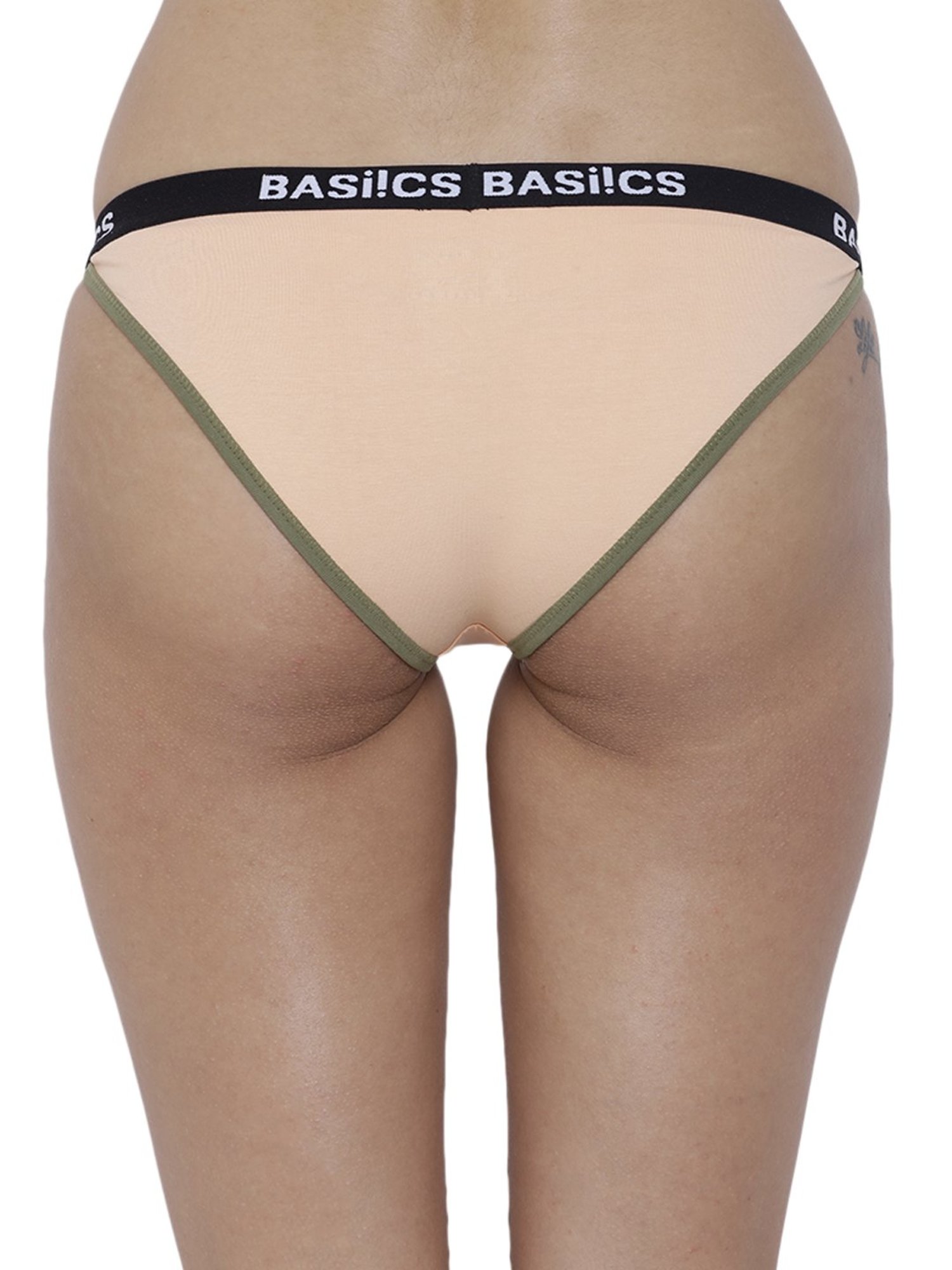 BASIICS by La Intimo Beige Bikini Panty