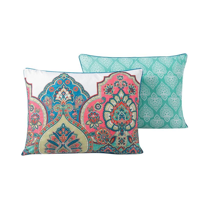 Geneva Home Fashion Twin 4pc Avondale Manor Livia Medallion Comforter & Sham Set Jade