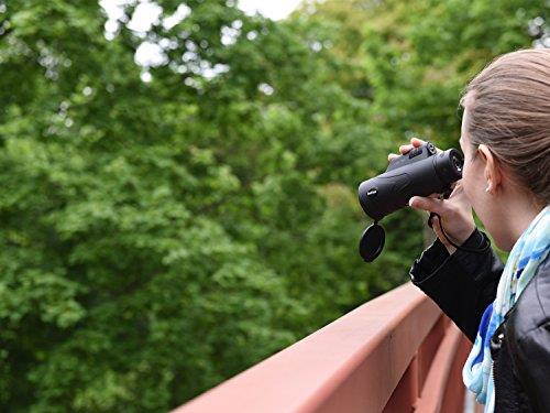 Grip Scope High Definition WIDE VIEW Compact Monocular Waterproof Dust & Shock Proof With Retractable Eyecup & BAK4 Prism Full FMC Multi Coated Optical Full Glass Lens Free Cleaning Cloth &Strap