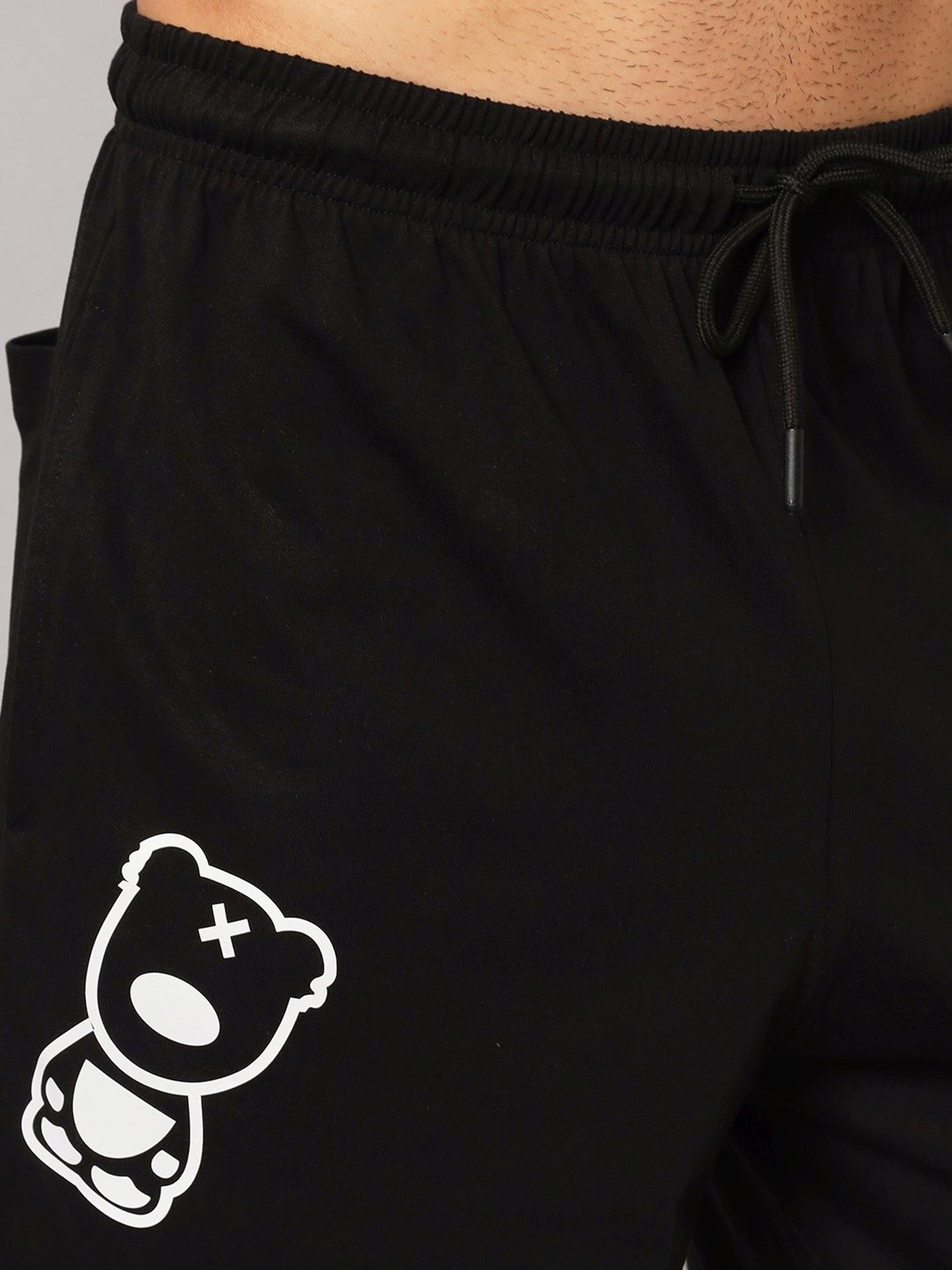 Griffel Black Cotton Loose Fit Printed Co-Ord Set