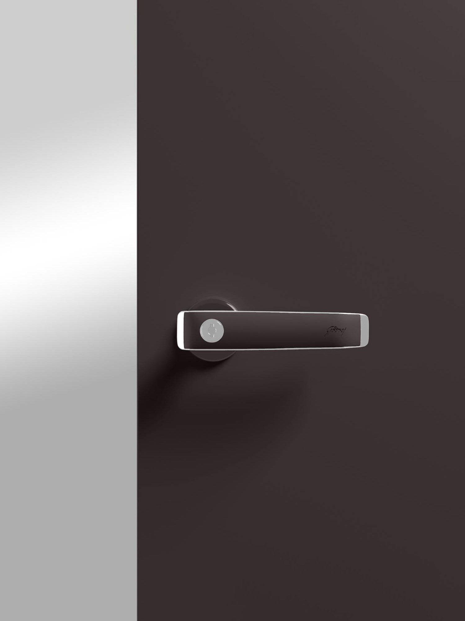 Godrej Interio Auraline Women Basic 2-Door Almirah, Textured Brown (1-Year Warranty, 1 Drawer)