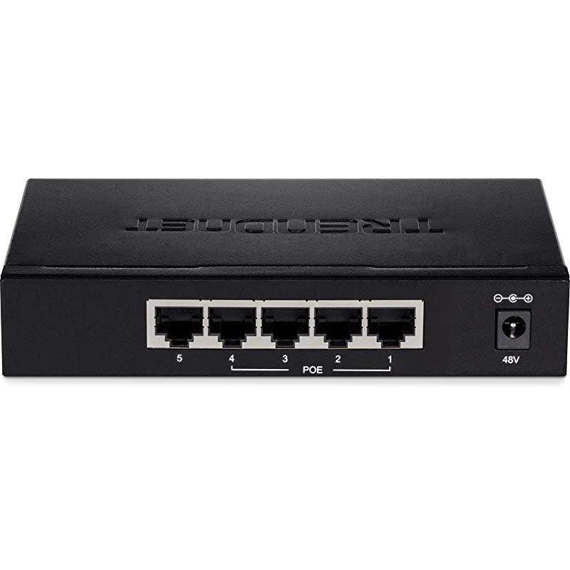 5Port Gigabit EdgeSmart PoE+ Switch TPETG50ES 4 x Gigabit PoE+ Ports 1x Gigabit Port 31W PoE Power Budget Managed PoE+ Switch Wall mountable Desktop Switch Lifetime Protection