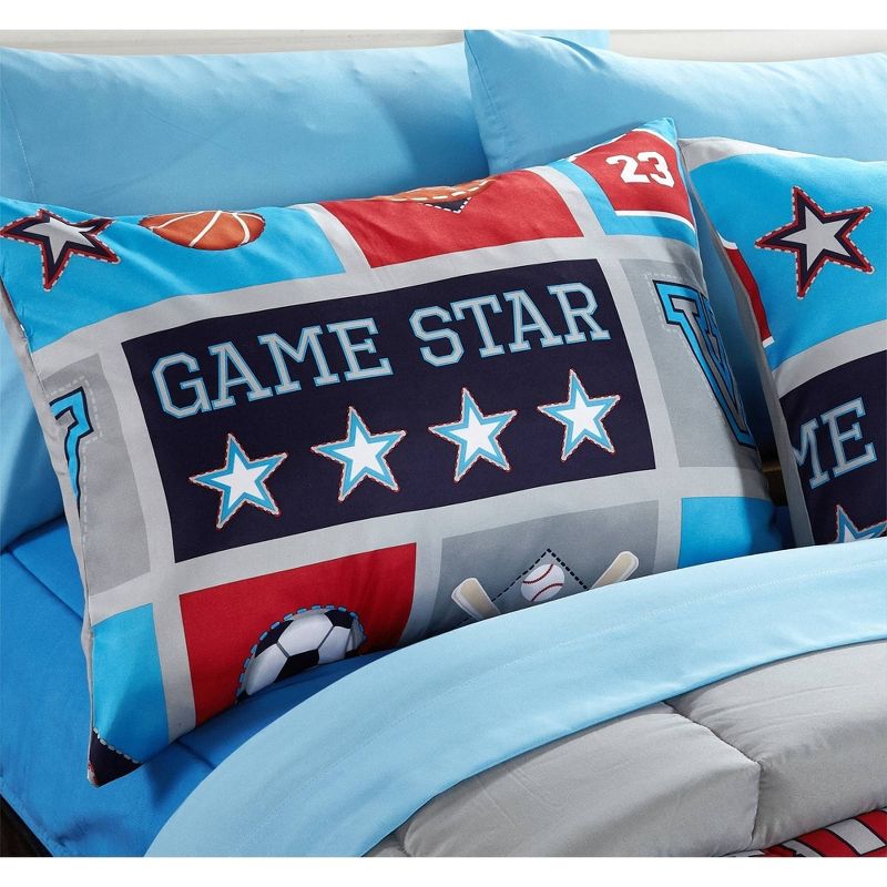 Twin Athletics Bed in a Bag Blue - Heritage Club