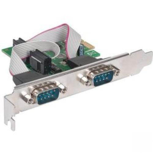 MANHATTAN SERIAL PCI EXPRESS CARD QUICKLY AND EASILY ADDS TWO DB9 PORTS TO PCI E