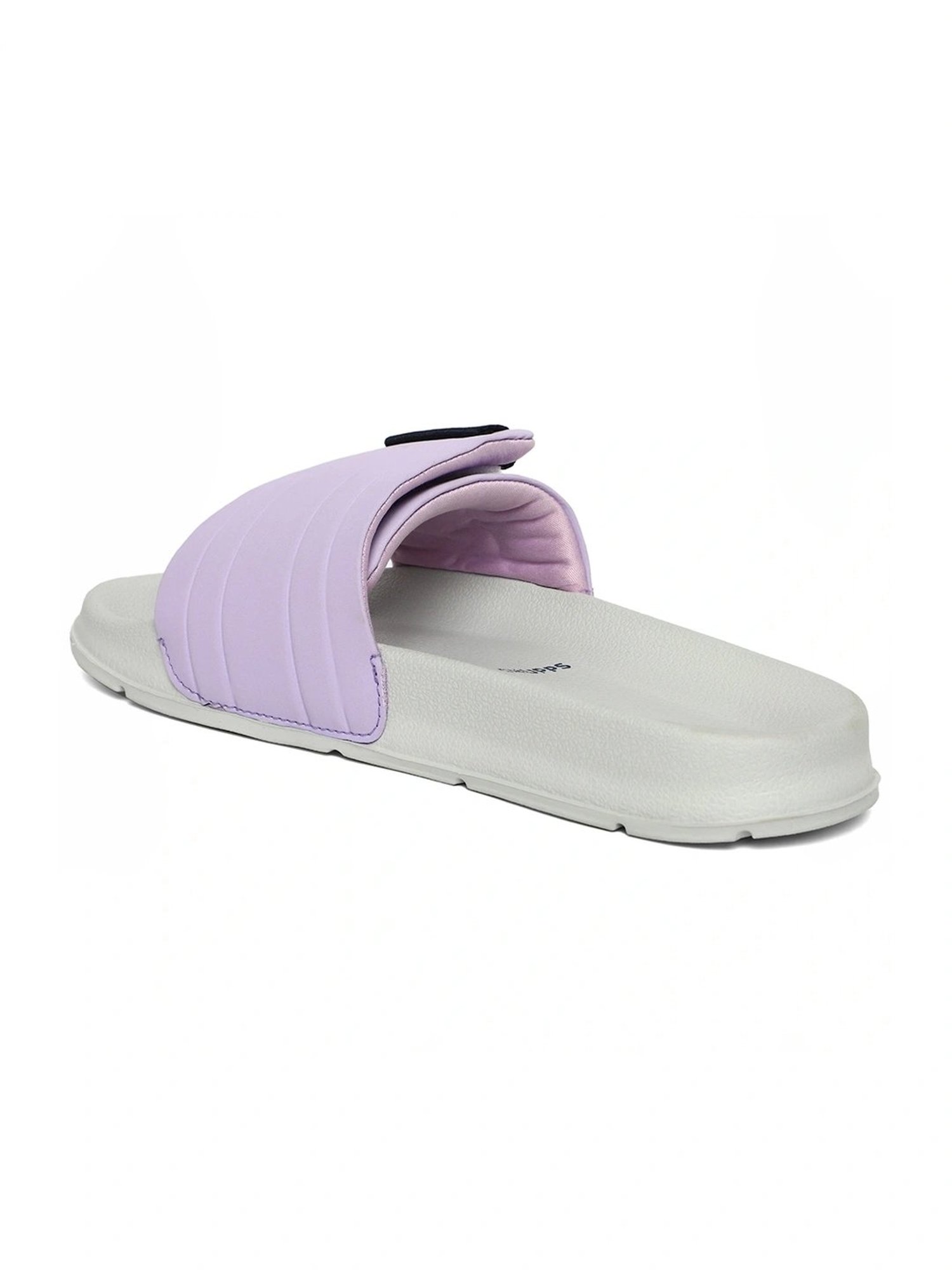 Chupps Women's Quilt Bloom ErgoX Plus Purple Slides