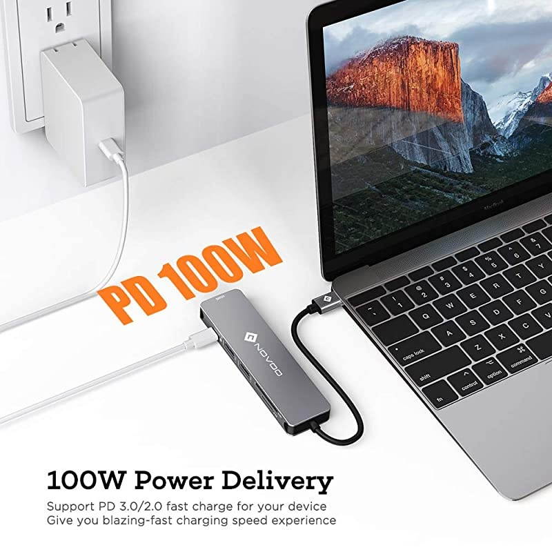 C Docking Station Dual Monitor HDMI VGA Ethernet 1000Mbps, 100W PD Charging, 3 3.0, SD/TF Slots, 9 in 1 C Hub Thunderbolt 3 Laptop Dock for MacBook Pro Air iPad Pro Dell XPS Chromebook