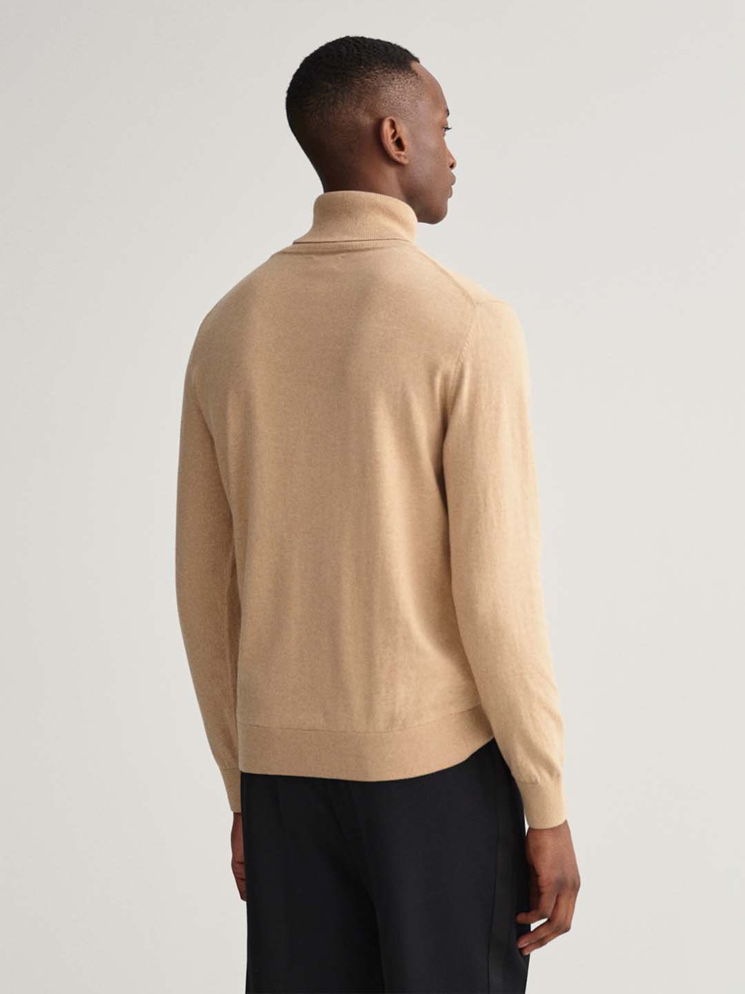 GANT Beige Roll Collar Sweater